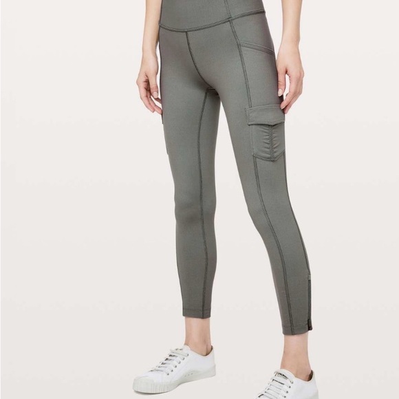 lululemon athletica Pants - Lululemon Athletica Olive Cargo Leggings